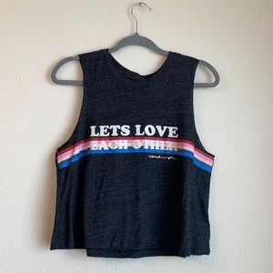 Spiritual gangster crop tank